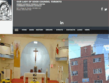 Tablet Screenshot of ourladyofgoodcounseltoronto.com